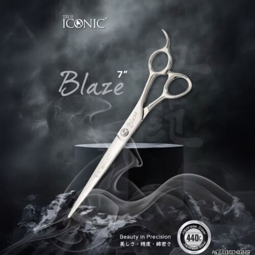 TrueIconic BLAZE – Scissors Series | nożyczki groomerskie do precyzyjnego wykańczania