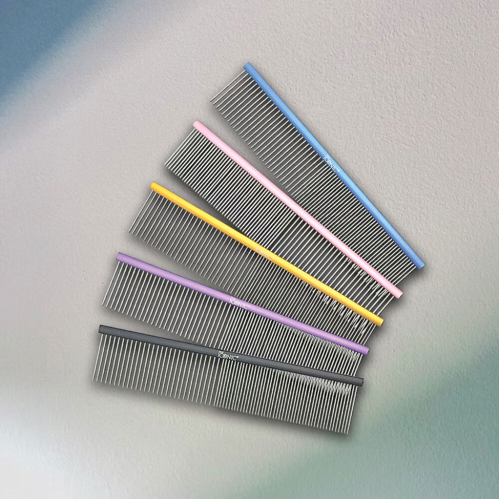 TrueIconic Flash Pin Comb – szczotka pinowa groomerska