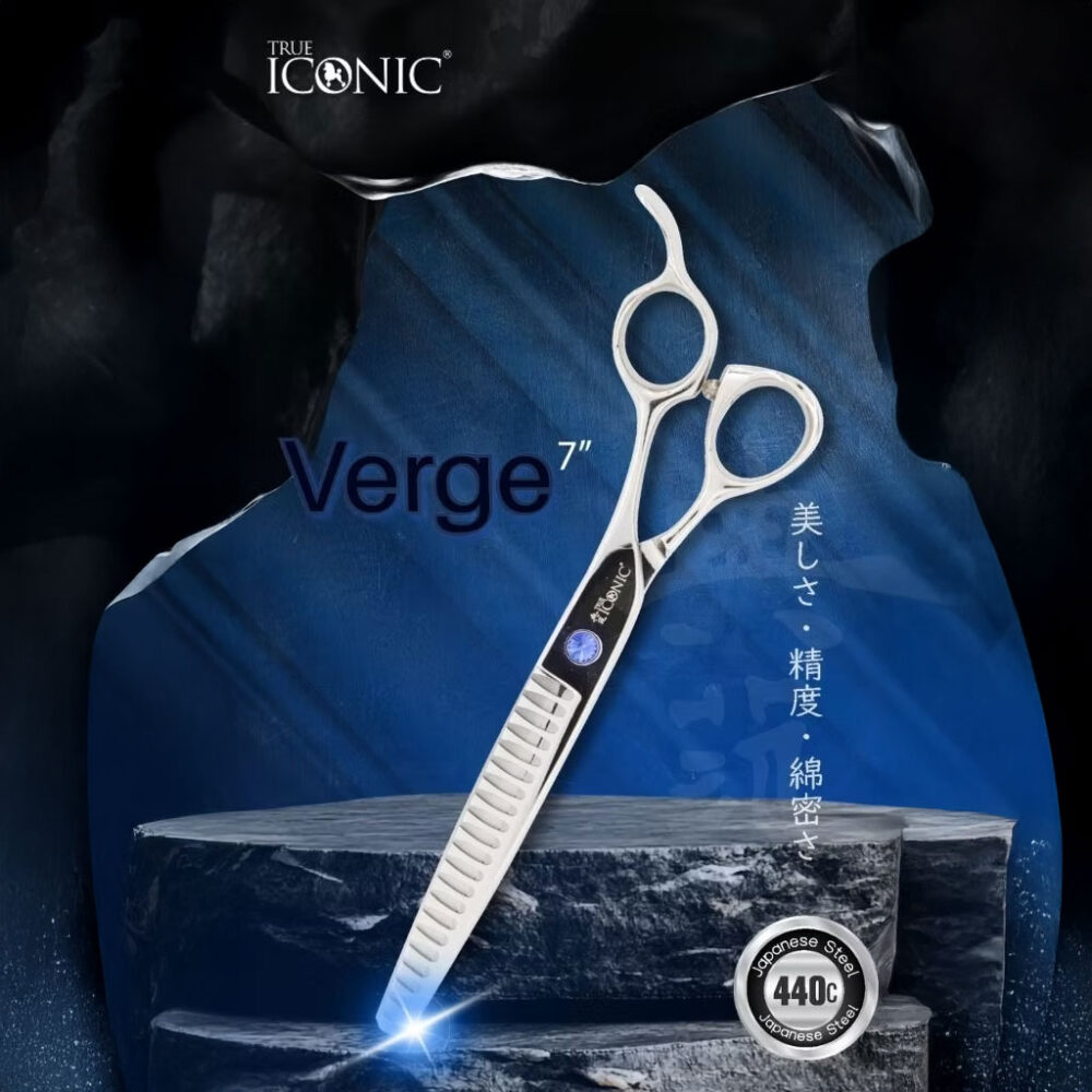 TrueIconic Verge – profesjonalne nożyczki degażujące 7"