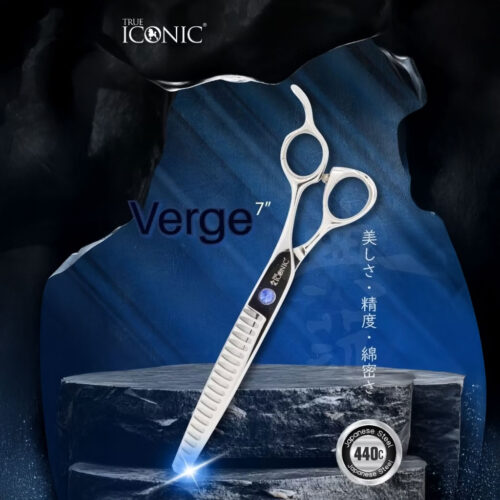 TrueIconic Verge – profesjonalne nożyczki degażujące 7"
